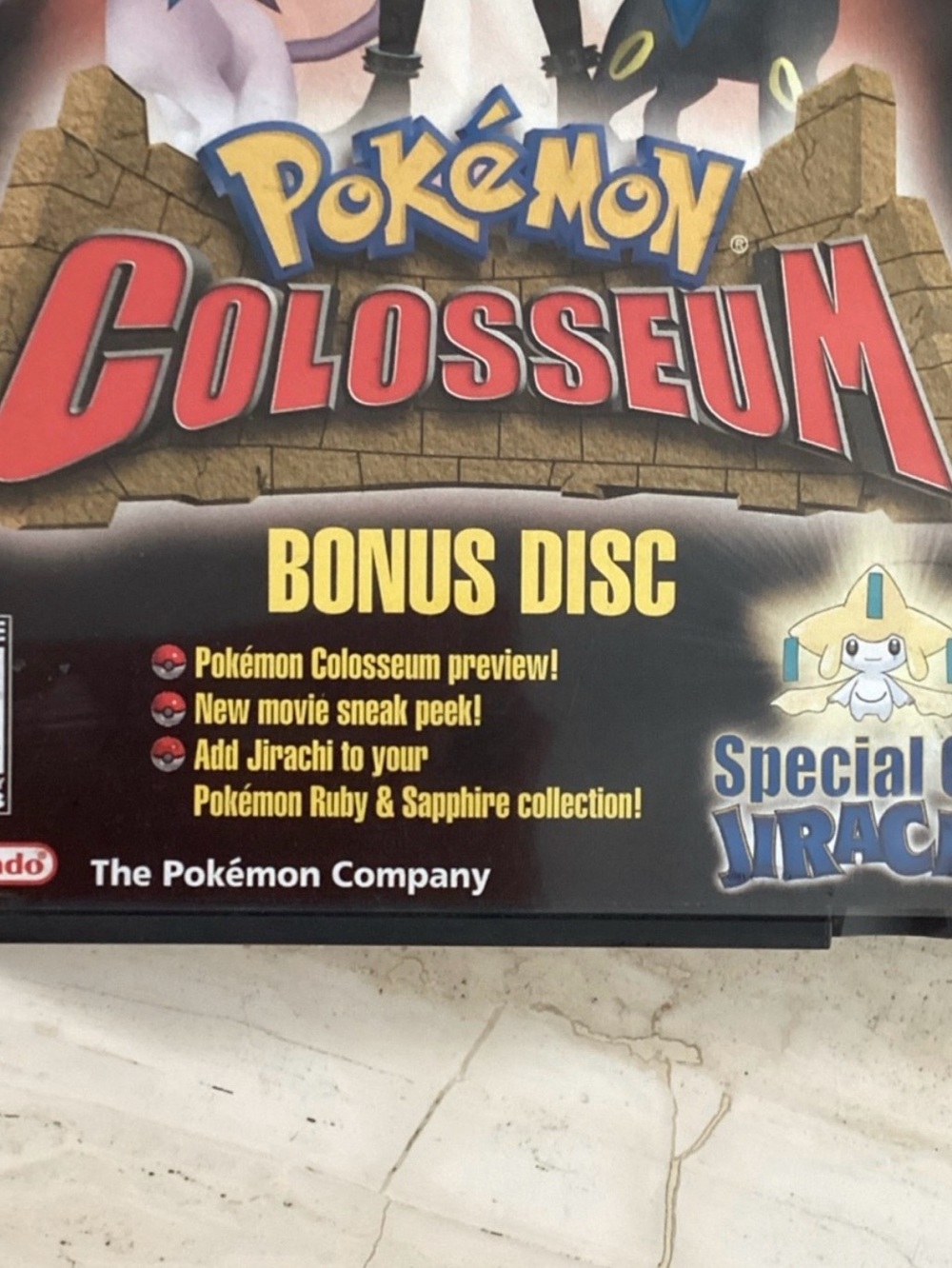 Pokemon Colosseum Bonus Disc Nintendo GameCube Game Authentic Tested